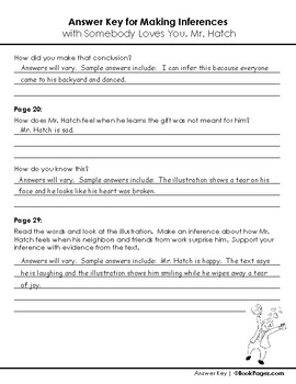 Somebody Loves You, Mr. Hatch Lesson Plans & Activities Package, 3rd ...
