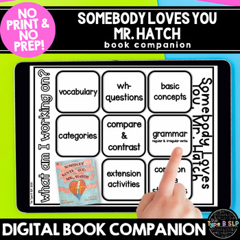 Preview of Somebody Loves You, Mr. Hatch: No Print No Prep Digital Book Companion