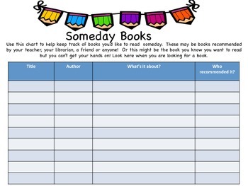 Preview of Someday Books