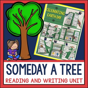 Preview of Someday a Tree by Eve Bunting Book Companion and Earth Day Lapbook
