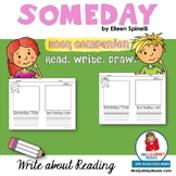 Someday |Eileen Spinelli | Reader Response Page | Writing Prompt