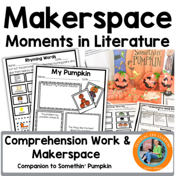 Preview of Somethin' Pumpkin Halloween READ ALOUD Activity and Makerspace 1st and 2nd Grade
