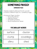 Something Froggy Homework Pack - Louisiana Guidebook Frogs