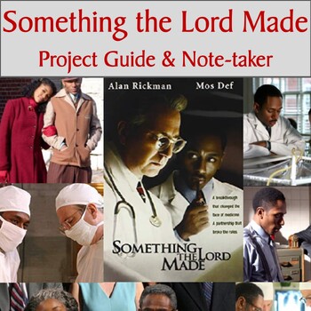 Preview of Math in Movies Activity Project Guide & Notetaker for Something the Lord Made