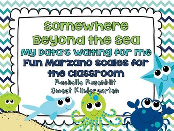 Preview of Somewhere Beyond the Sea {Fun classroom Marzano Scales}