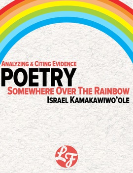Preview of Somewhere Over The Rainbow (Common Core Poetry)