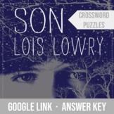 Son by Lois Lowry · Crossword Puzzles · Set of 11 · Google Link