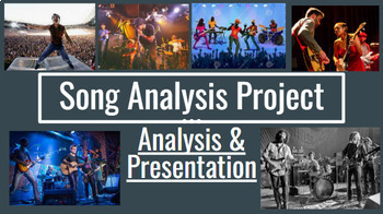 Preview of Song Analysis Google Slide Project