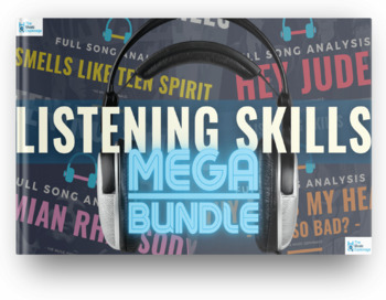 Preview of Song Analysis-Listening Skills-MEGA BUNDLE