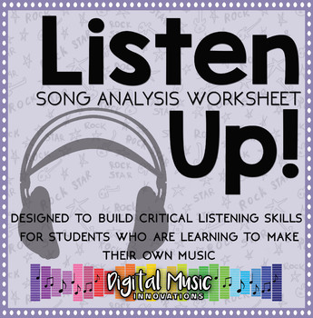 Preview of Song Analysis Worksheet