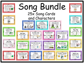 Preview of Song Bundle 25x Cards and Characters