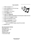 Song Composition and Grading Rubric