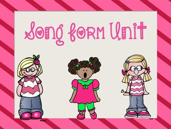 Preview of Song Form Lesson and Project