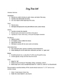 Song Form Worksheet and Teacher Sheet