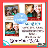 Got Your Back loyalty in friendship Song Kit -100 copy lic