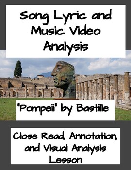 Preview of Song Lyric Analysis of "Pompeii" by Bastille