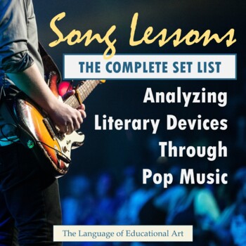 Preview of Song Lyric Lessons BUNDLE — ENDLESS OPTIONS! — Analysis, Create Your Own