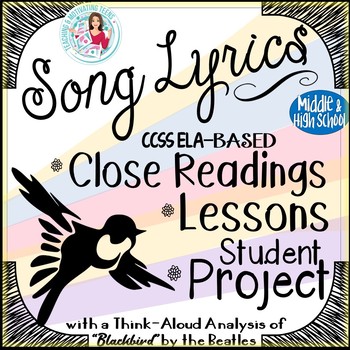 Preview of Song Lyrics Analysis | Figurative Language | Poetic Devices