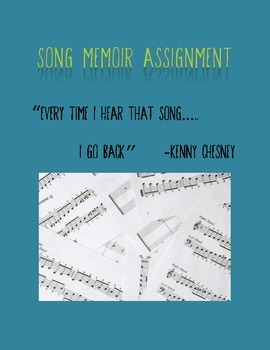 Preview of Song Memoir Writing Assignment