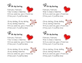 Song Minis: Oh My Darling, Valentine