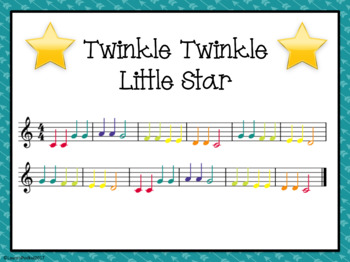 Song Scramble Cards - Twinkle Twinkle Little Star by Lauren Podkul