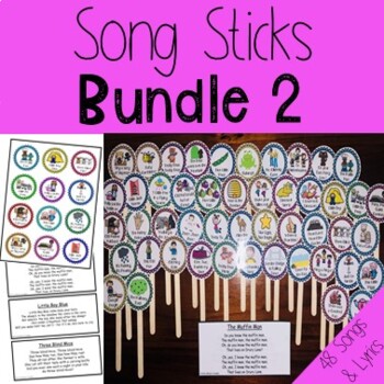 Preview of Song Sticks- Bundle 2
