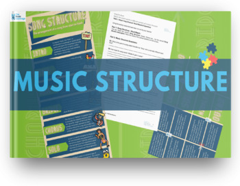 Preview of Song Structure-INFOGRAPHIC + Worksheets