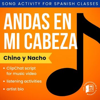 Preview of Andas en mi cabeza by Chino y Nacho ft. Daddy Yankee song activities