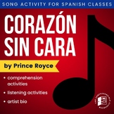 Song activity: Corazón sin cara by Prince Royce