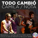 Todo cambió by Camila (originally) and Nota - song activit