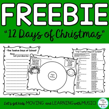 Music and Literacy Christmas Activity 