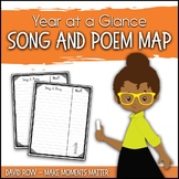 Song and Poem Map to Keep Track of Content Taught In Music Class