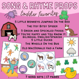 Song and Rhyme Visual Props: Toddler Favorites