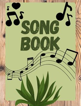 Preview of Song book binder cover