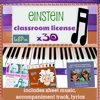Preview of SONG KIT: license for 30 kids, sheet music, lyrics, accompaniment track