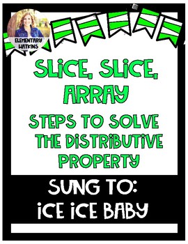 Preview of Song for Distributive Property Steps