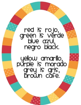 Song For Teaching Spanish Colors By Marcy Turner Tpt Effy Moom Free Coloring Picture wallpaper give a chance to color on the wall without getting in trouble! Fill the walls of your home or office with stress-relieving [effymoom.blogspot.com]