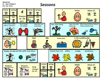 Preview of "Seasons" from Dr. Jean CD - Science/Back to School