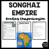 Songhai Empire Ancient Africa Informational Text Reading C