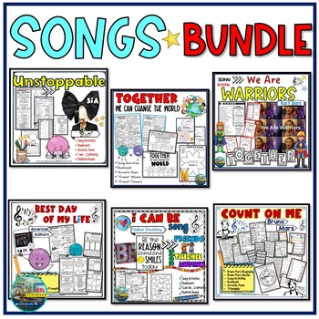Preview of Songs Bundle for ESL Classes