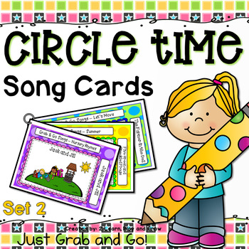Preview of Circle Time Songs for Preschool, Pre-K or Kindergarten - Set 2