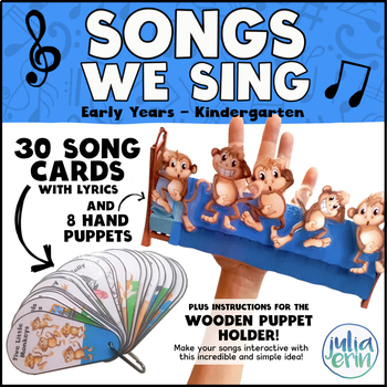 Preview of Songs We Sing - Cards and Puppets