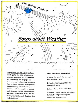 Preview of Songs about Weather