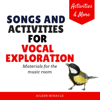 Preview of Songs and Activities for Vocal Exploration