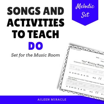 Preview of Songs and Activities to Teach Do Mi Sol La in the Music Room