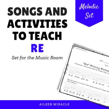 Preview of Songs and Activities to Teach Do Re Mi Sol La in the Music Room
