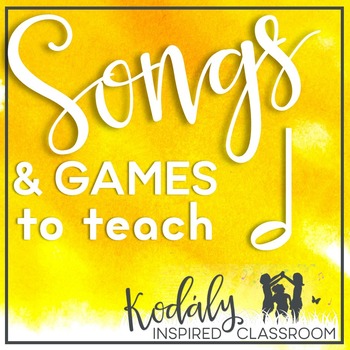 Preview of Songs and Games to Teach Half Note {Bundle}