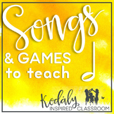 Songs and Games to Teach Half Note {Bundle}