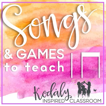 Preview of Songs and Games to Teach Ta and Titi {Bundle}