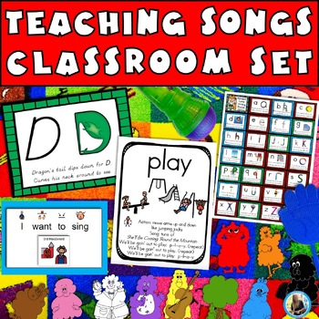 Preview of Classroom Learning Songs Lyrics Back to School Kindergarten Circle Time